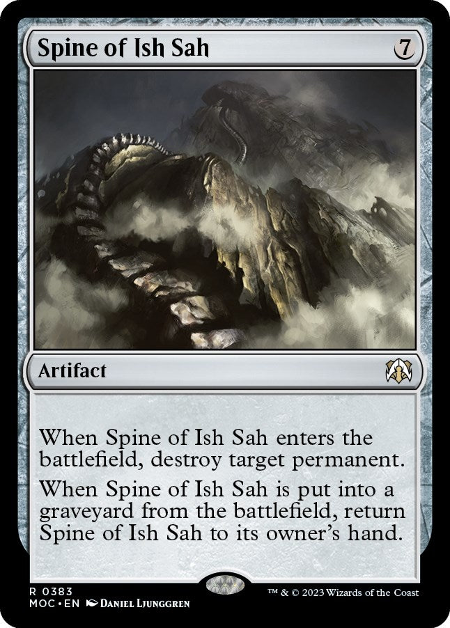 Spine of Ish Sah [March of the Machine Commander] | Shuffle n Cut Hobbies & Games