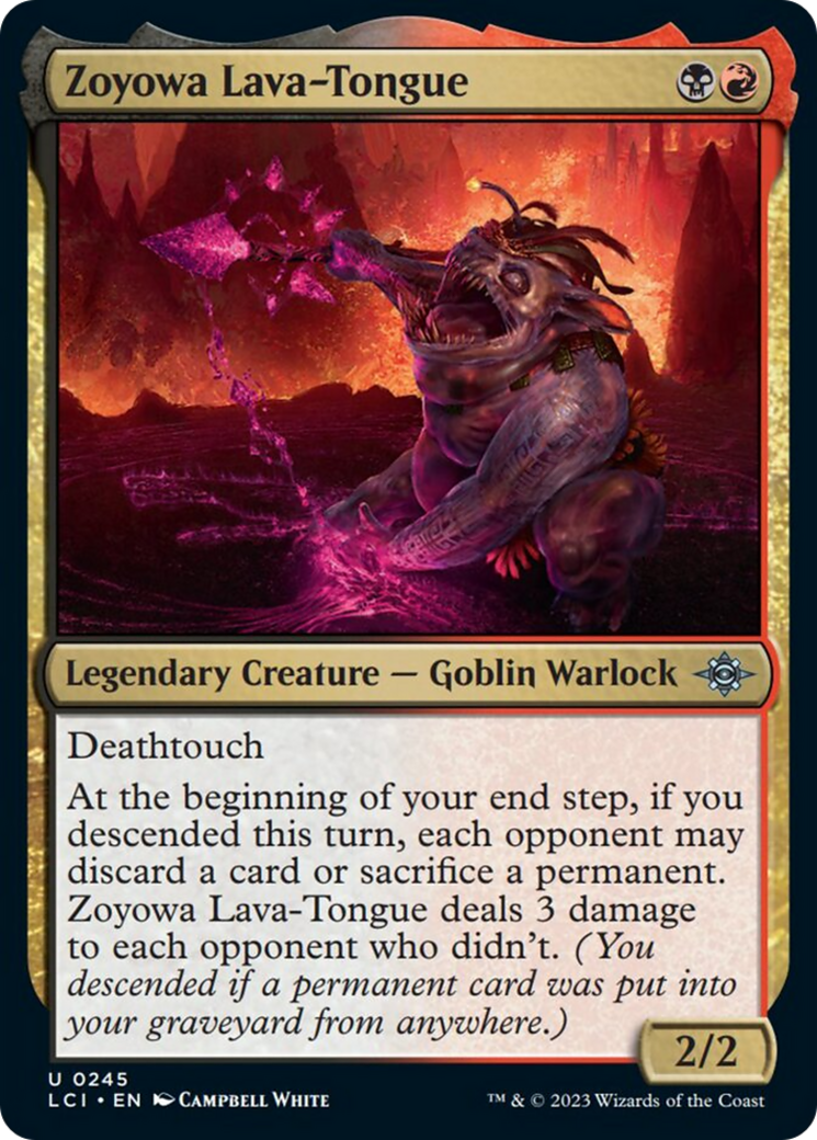 Zoyowa Lava-Tongue [The Lost Caverns of Ixalan] | Shuffle n Cut Hobbies & Games