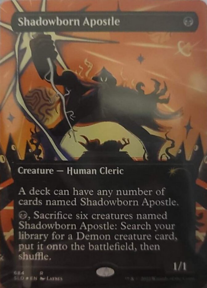 Shadowborn Apostle (Borderless) (684) [Secret Lair Drop Promos] | Shuffle n Cut Hobbies & Games