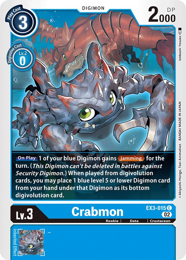 Crabmon [EX3-015] [Draconic Roar] | Shuffle n Cut Hobbies & Games