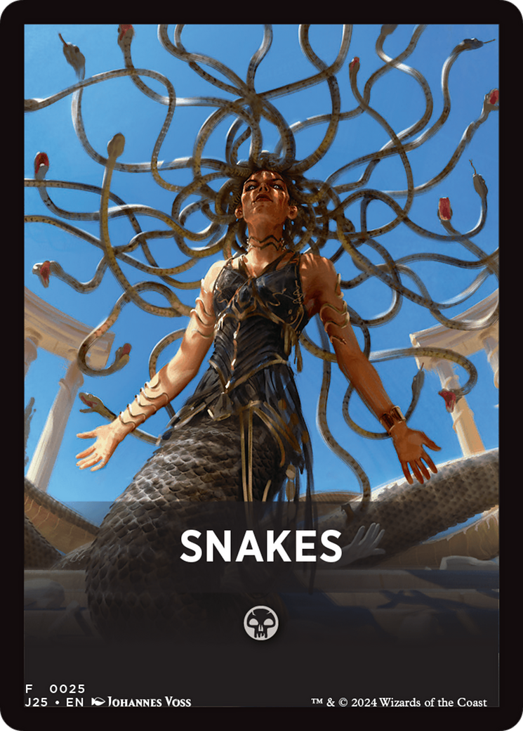 Snakes Theme Card [Foundations Jumpstart Front Cards] | Shuffle n Cut Hobbies & Games