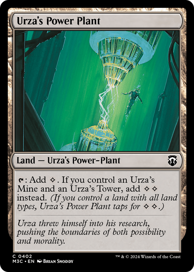 Urza's Power Plant (Ripple Foil) [Modern Horizons 3 Commander] | Shuffle n Cut Hobbies & Games