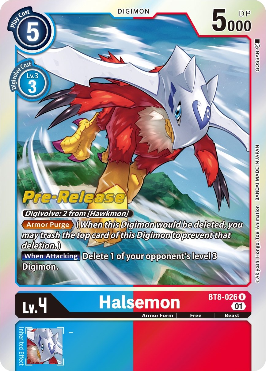 Halsemon [BT8-026] [New Awakening Pre-Release Cards] | Shuffle n Cut Hobbies & Games