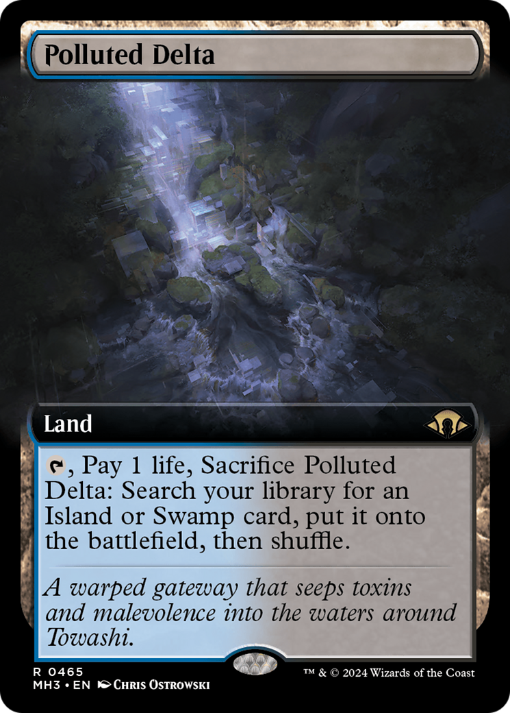 Polluted Delta (Extended Art) [Modern Horizons 3] | Shuffle n Cut Hobbies & Games