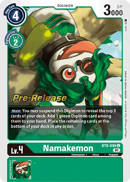 Namakemon [BT8-049] [New Awakening Pre-Release Cards] | Shuffle n Cut Hobbies & Games