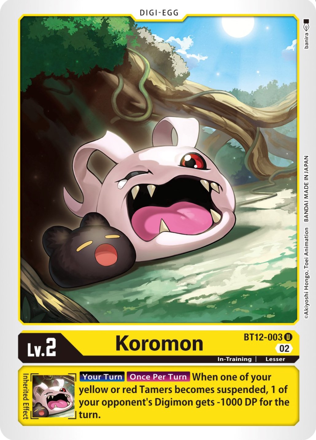 Koromon [BT12-003] [Across Time] | Shuffle n Cut Hobbies & Games