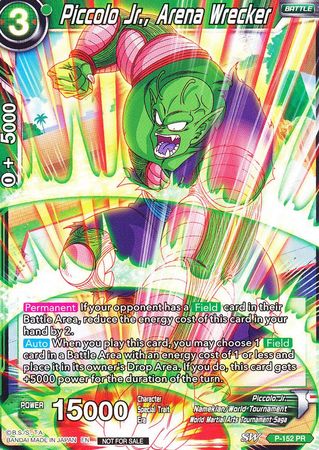 Piccolo Jr., Arena Wrecker (Power Booster: World Martial Arts Tournament) (P-152) [Promotion Cards] | Shuffle n Cut Hobbies & Games