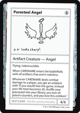 Puresteel Angel (2021 Edition) [Mystery Booster Playtest Cards] | Shuffle n Cut Hobbies & Games