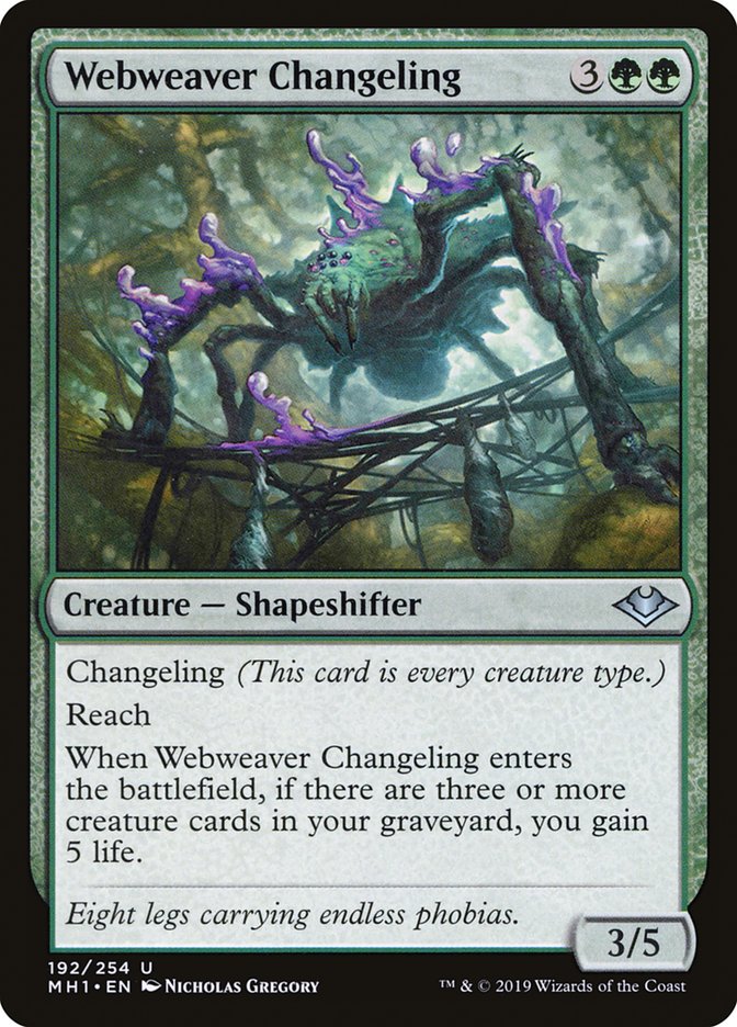 Webweaver Changeling [Modern Horizons] | Shuffle n Cut Hobbies & Games