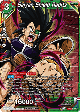 Saiyan Shield Raditz (Winner Stamped) (P-326) [Tournament Promotion Cards] | Shuffle n Cut Hobbies & Games