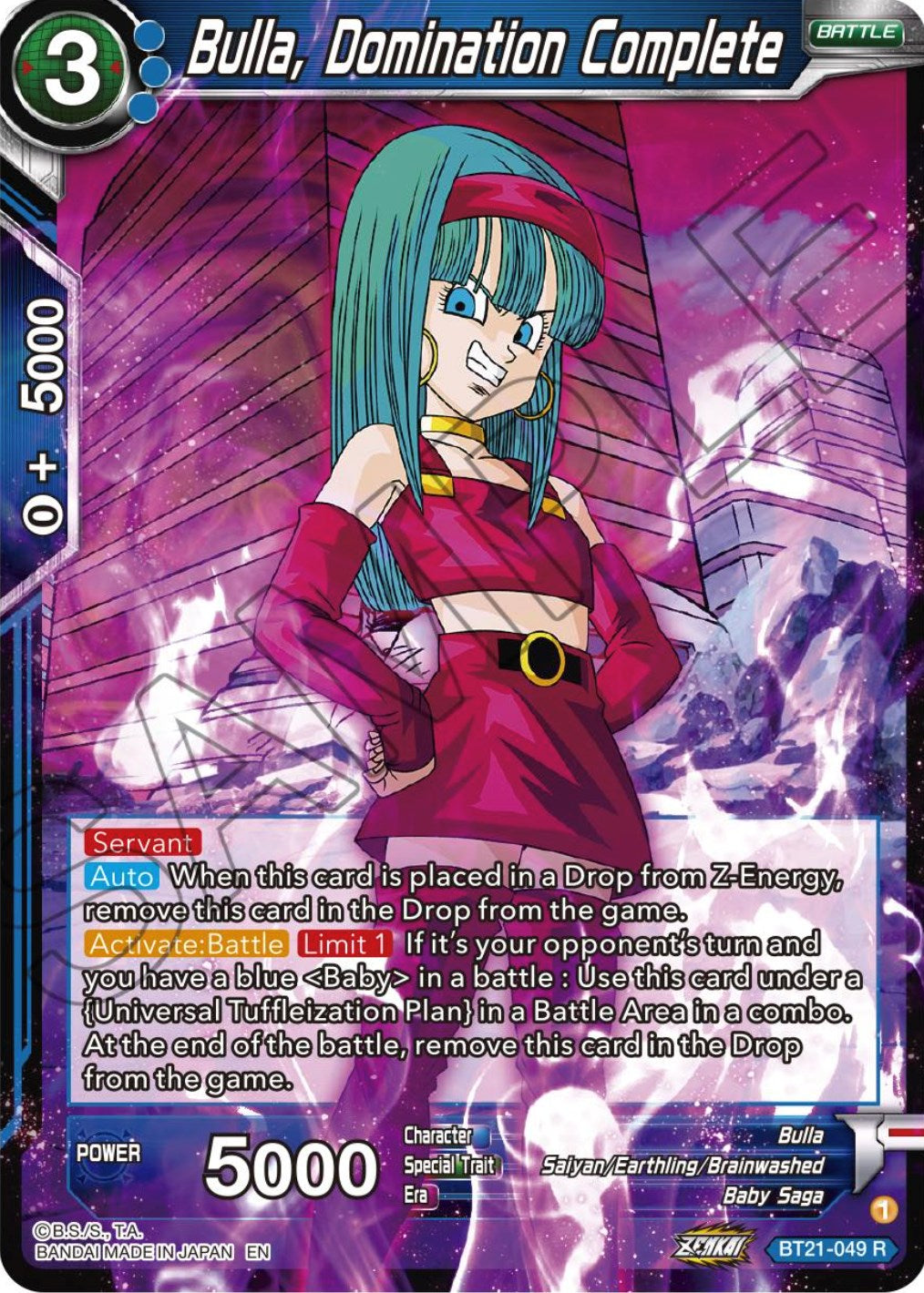 Bulla, Domination Complete (BT21-049) [Wild Resurgence] | Shuffle n Cut Hobbies & Games