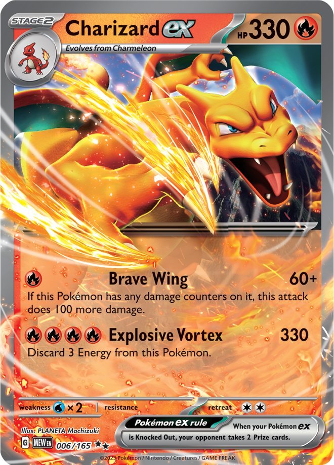 Charizard ex (006/165) [Scarlet & Violet 151] | Shuffle n Cut Hobbies & Games