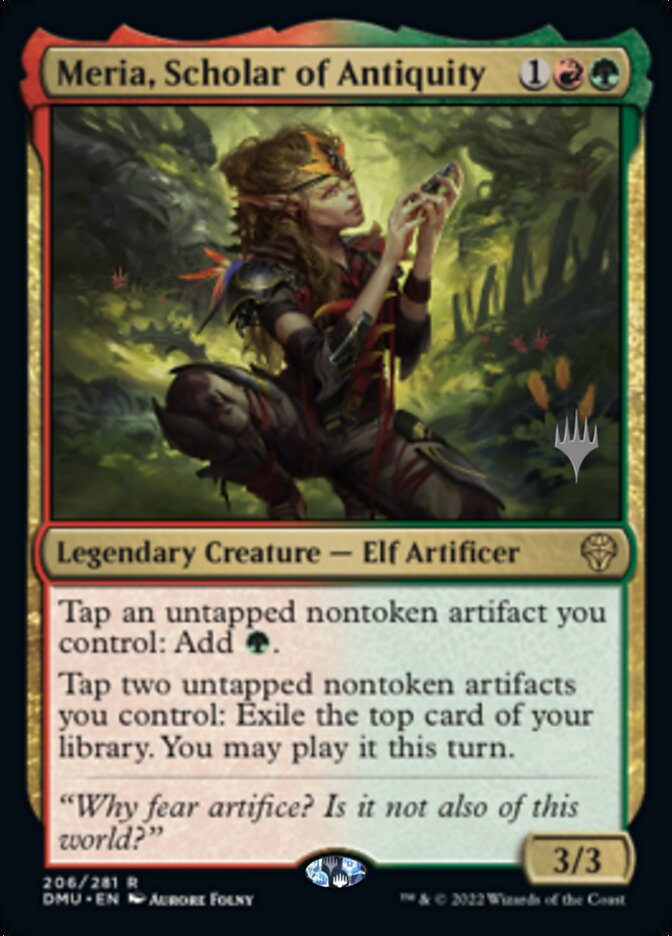 Meria, Scholar of Antiquity (Promo Pack) [Dominaria United Promos] | Shuffle n Cut Hobbies & Games