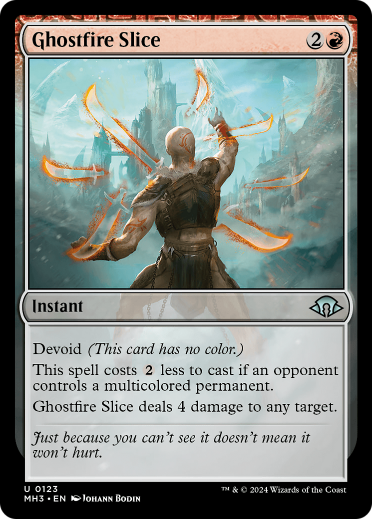 Ghostfire Slice [Modern Horizons 3] | Shuffle n Cut Hobbies & Games