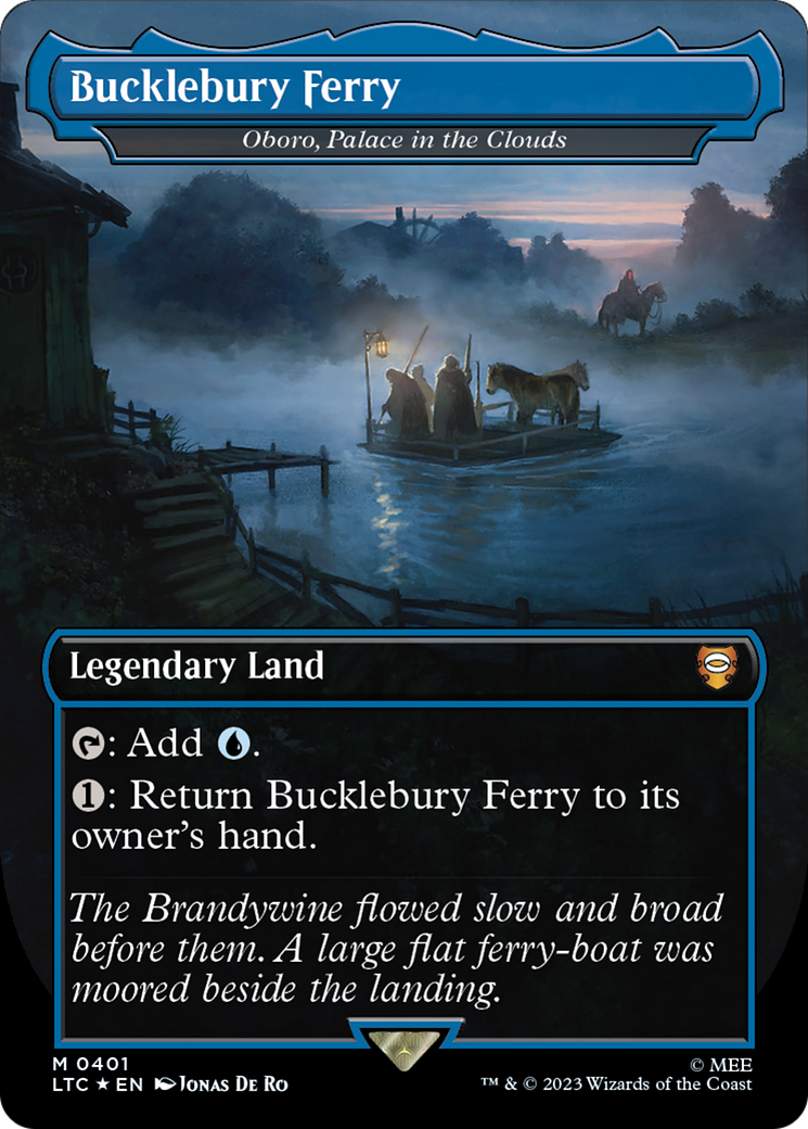 Bucklebury Ferry - Oboro, Palace in the Clouds (Surge Foil Realms and Relics) [The Lord of the Rings: Tales of Middle-Earth Commander] | Shuffle n Cut Hobbies & Games