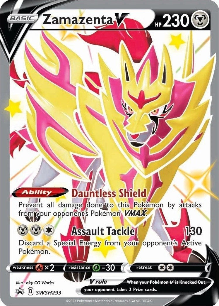 Zamazenta V (SWSH293) [Sword & Shield: Black Star Promos] | Shuffle n Cut Hobbies & Games