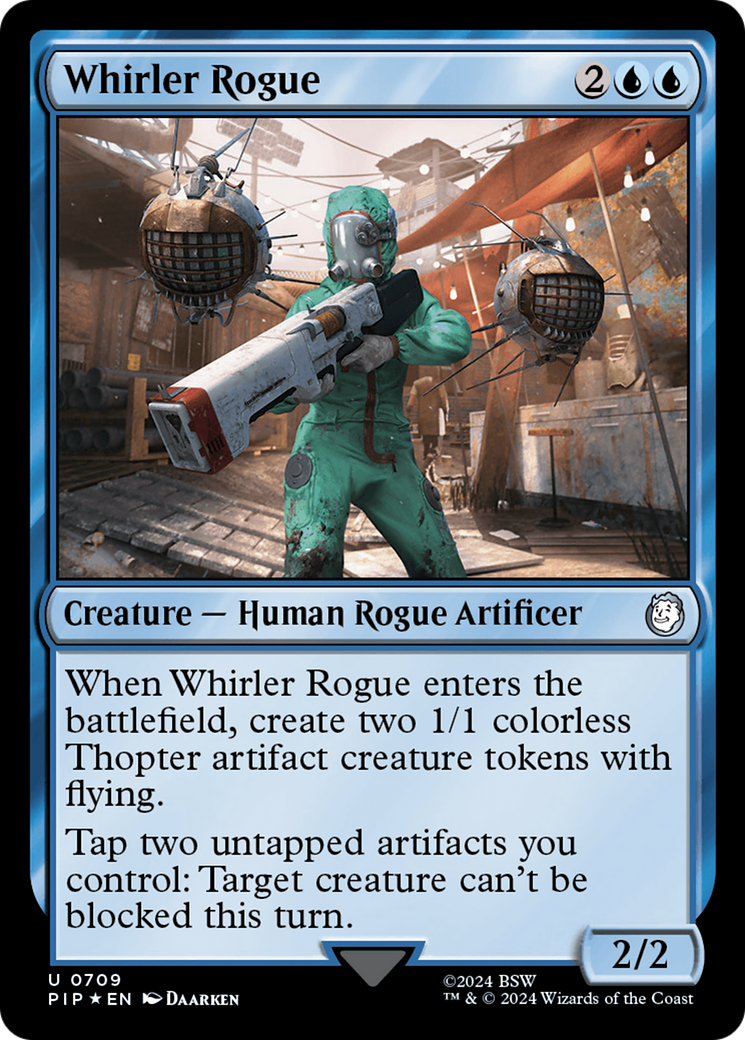 Whirler Rogue (Surge Foil) [Fallout] | Shuffle n Cut Hobbies & Games