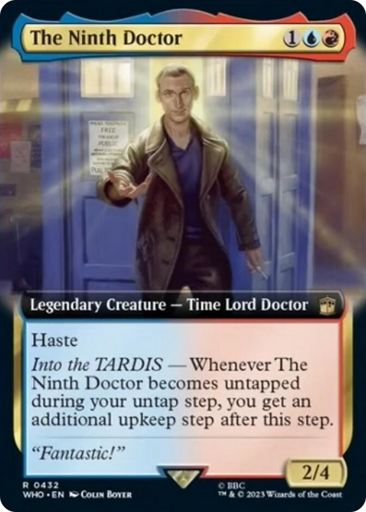 The Ninth Doctor (Extended Art) [Doctor Who] | Shuffle n Cut Hobbies & Games