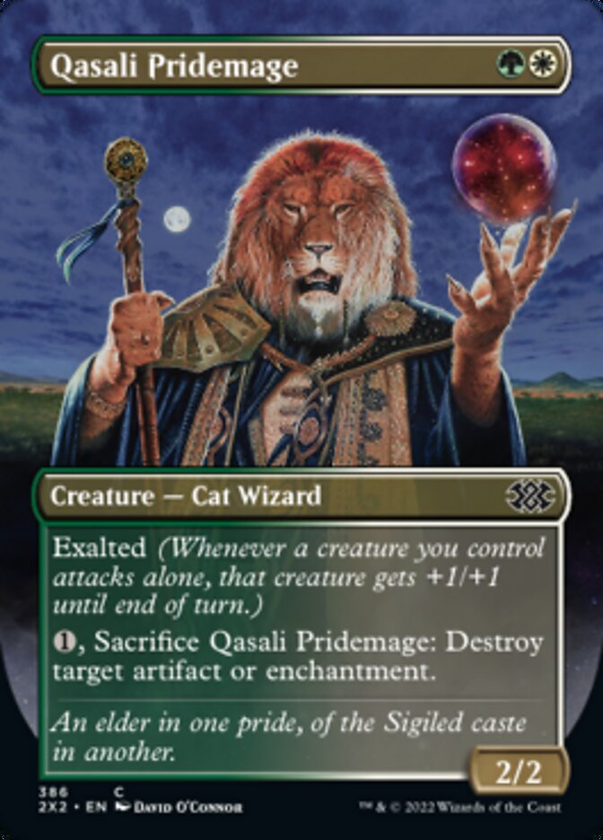 Qasali Pridemage (Borderless Alternate Art) [Double Masters 2022] | Shuffle n Cut Hobbies & Games