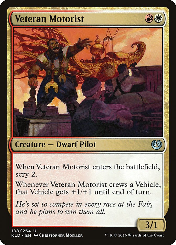 Veteran Motorist [Kaladesh] | Shuffle n Cut Hobbies & Games