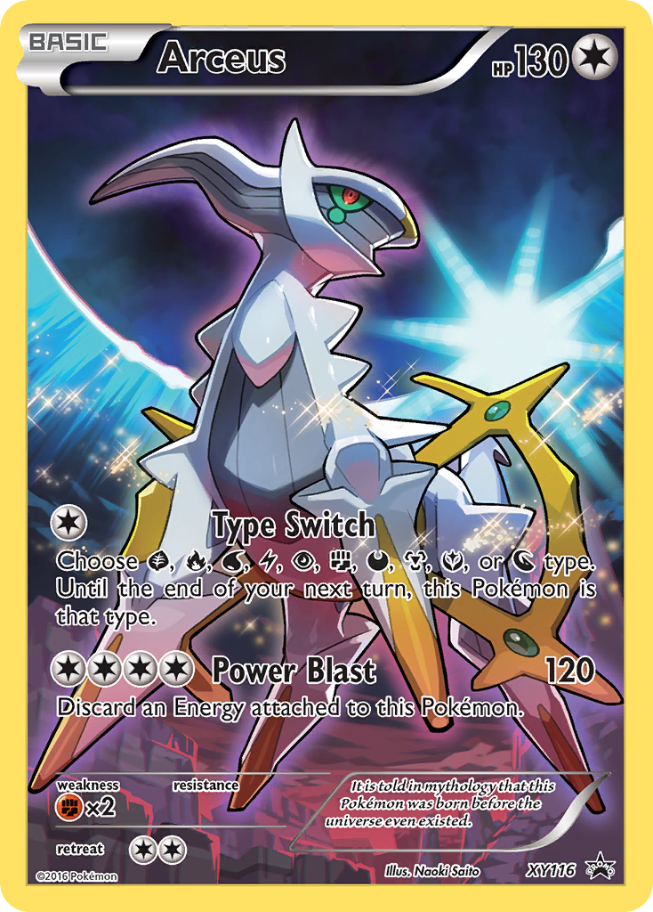 Arceus (XY116) [XY: Black Star Promos] | Shuffle n Cut Hobbies & Games