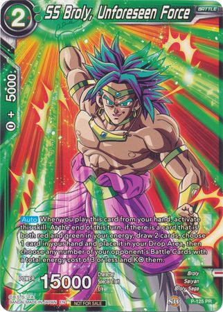 SS Broly, Unforeseen Force (Expansion 4/5 Sealed Tournament) (P-125) [Promotion Cards] | Shuffle n Cut Hobbies & Games