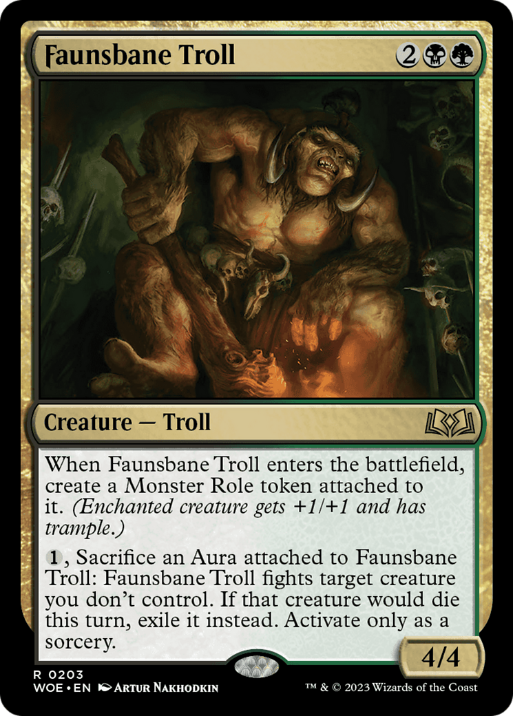 Faunsbane Troll [Wilds of Eldraine] | Shuffle n Cut Hobbies & Games