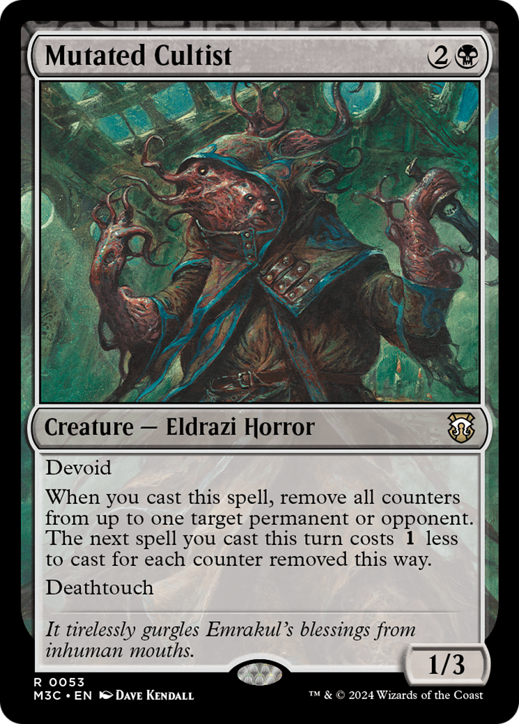 Mutated Cultist [Modern Horizons 3 Commander] | Shuffle n Cut Hobbies & Games