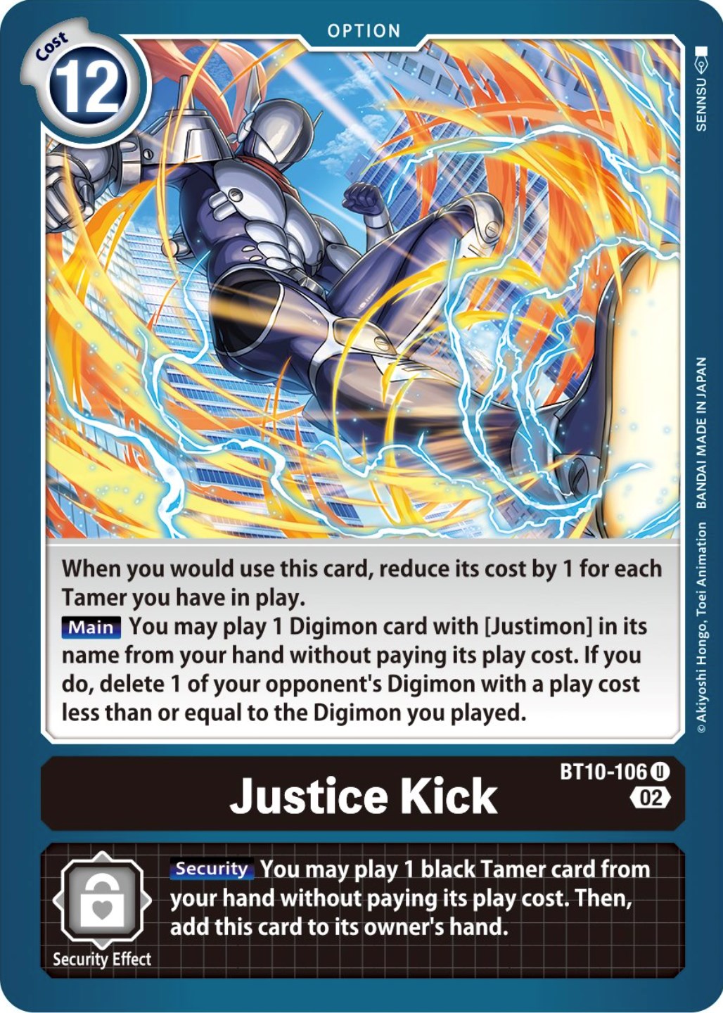 Justice Kick [BT10-106] [Xros Encounter] | Shuffle n Cut Hobbies & Games