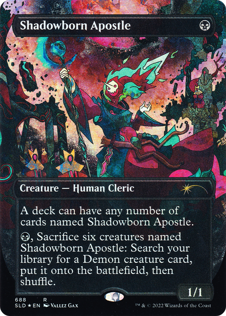 Shadowborn Apostle (688) (Borderless) [Secret Lair Drop Promos] | Shuffle n Cut Hobbies & Games