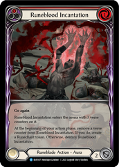 Runeblood Incantation (Red) [EVR107] (Everfest)  1st Edition Extended Art Rainbow Foil | Shuffle n Cut Hobbies & Games