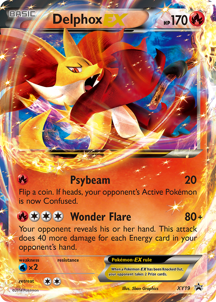 Delphox EX (XY19) [XY: Black Star Promos] | Shuffle n Cut Hobbies & Games