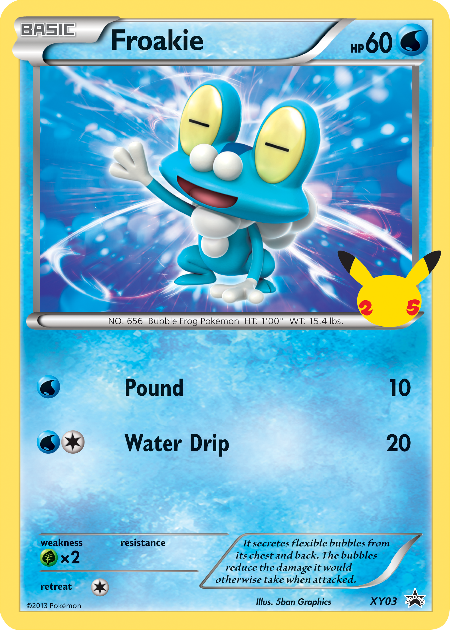 Froakie (XY03) (Jumbo Card) [First Partner Pack] | Shuffle n Cut Hobbies & Games