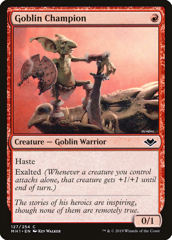 Goblin Champion [Modern Horizons] | Shuffle n Cut Hobbies & Games