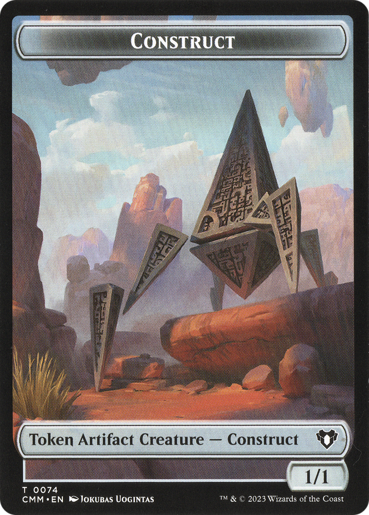 Thopter // Construct (0074) Double-Sided Token [Commander Masters Tokens] | Shuffle n Cut Hobbies & Games