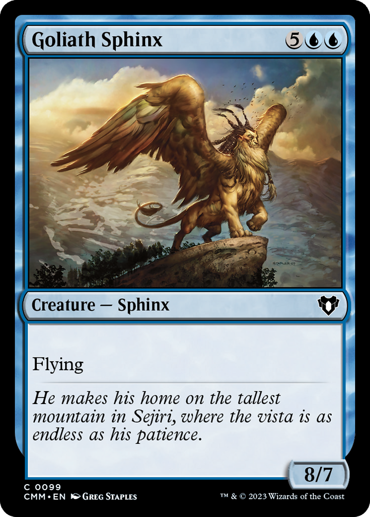 Goliath Sphinx [Commander Masters] | Shuffle n Cut Hobbies & Games