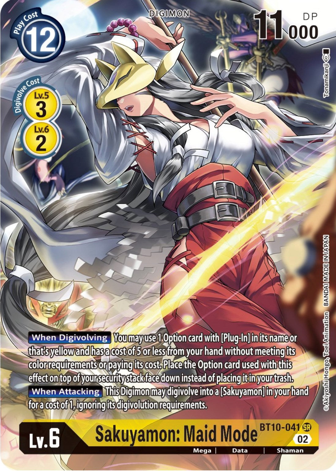 Sakuyamon: Maid Mode [BT10-041] (Alternate Art) [Xros Encounter] | Shuffle n Cut Hobbies & Games