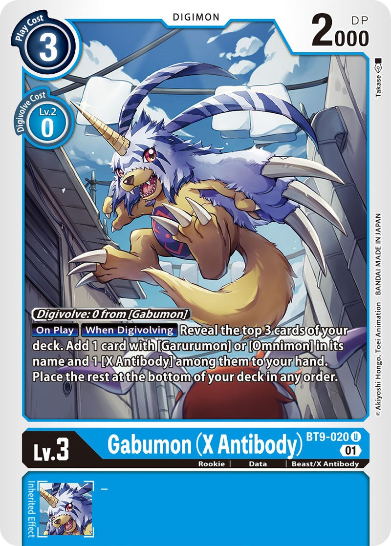 Gabumon (X Antibody) [BT9-020] [X Record] | Shuffle n Cut Hobbies & Games