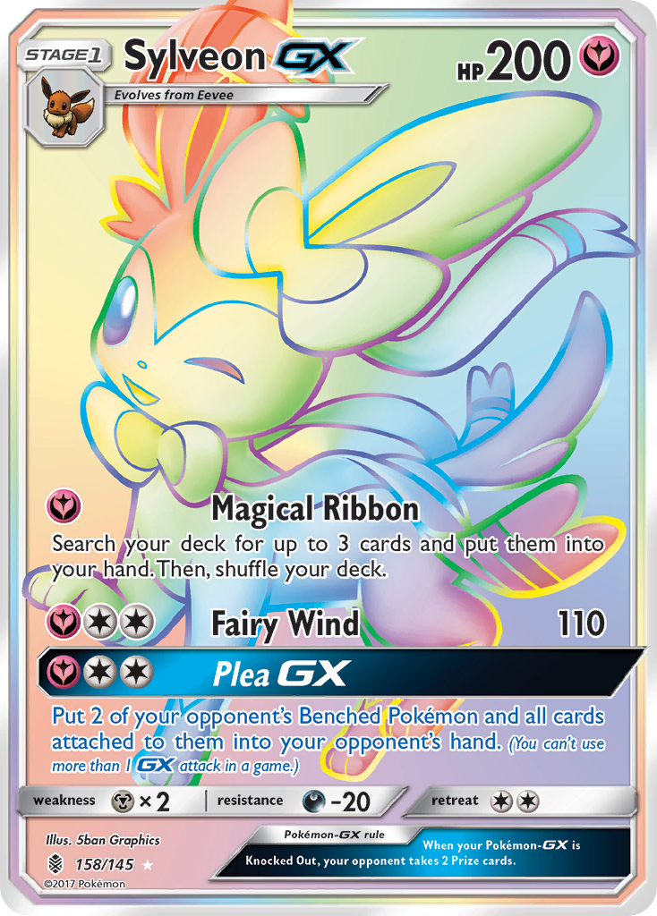 Sylveon GX (158/145) [Sun & Moon: Guardians Rising] | Shuffle n Cut Hobbies & Games