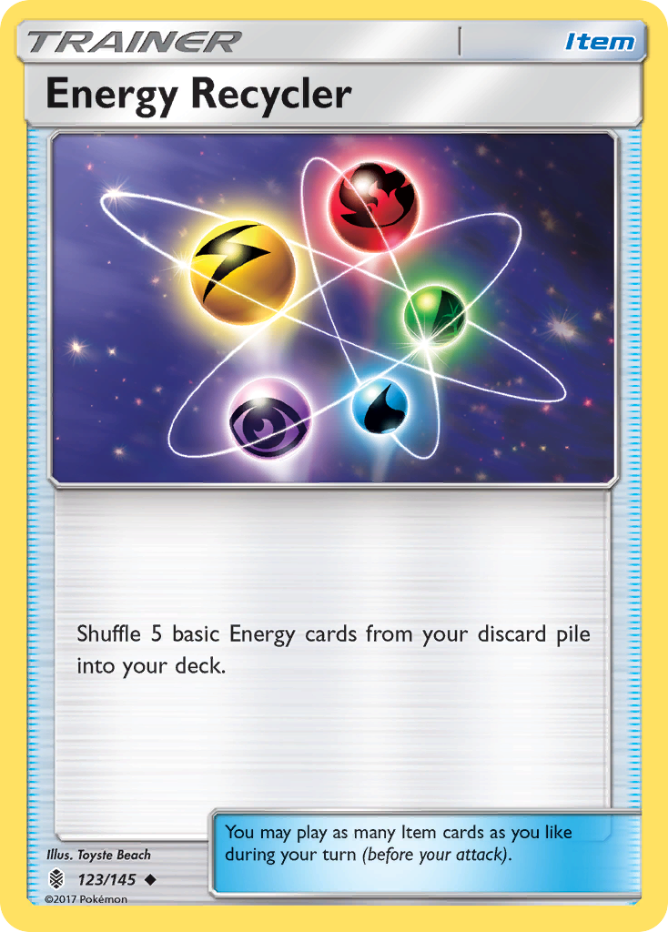 Energy Recycler (123/145) [Sun & Moon: Guardians Rising] | Shuffle n Cut Hobbies & Games