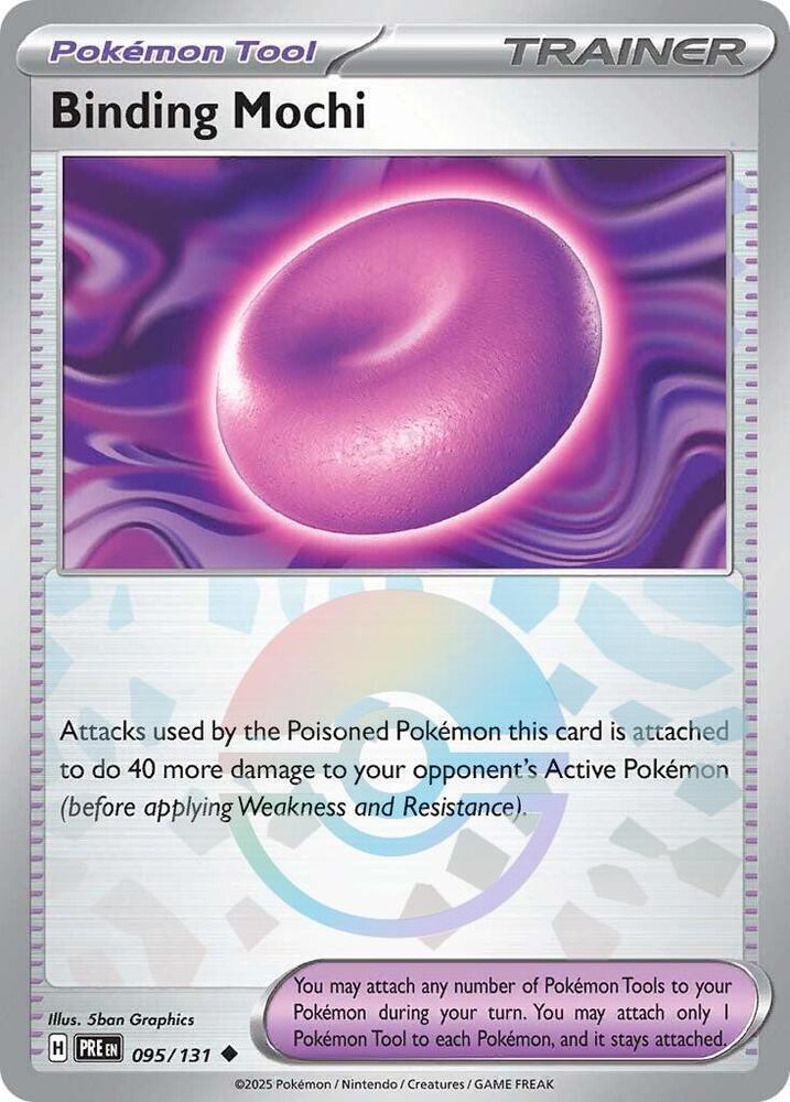 Binding Mochi (095/131) (Poke Ball Pattern) [Scarlet & Violet: Prismatic Evolutions] | Shuffle n Cut Hobbies & Games