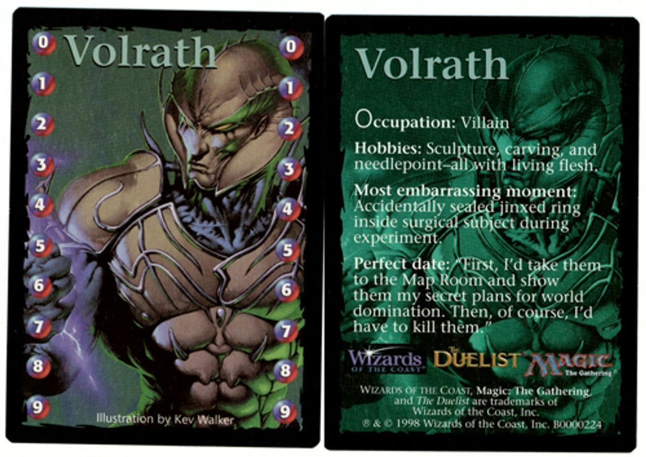 Volrath Life Counter Token [Media Promos] | Shuffle n Cut Hobbies & Games