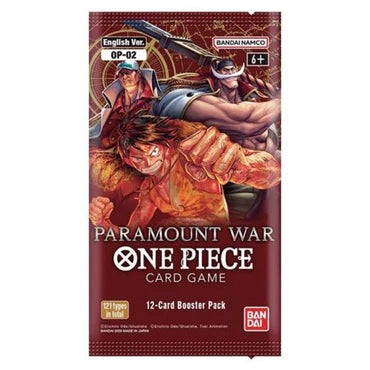 One Piece Card Game [Paramount War] (OP-02) Booster Pack | Shuffle n Cut Hobbies & Games