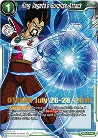 King Vegeta's Surprise Attack (OTAKON 2019) (BT1-079) [Promotion Cards] | Shuffle n Cut Hobbies & Games