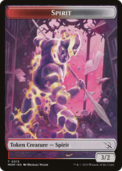 Monk // Spirit (13) Double-Sided Token [March of the Machine Tokens] | Shuffle n Cut Hobbies & Games