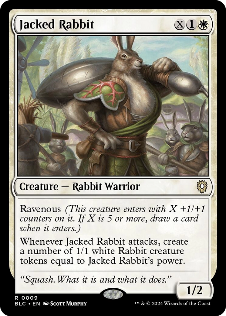 Jacked Rabbit [Bloomburrow Commander] | Shuffle n Cut Hobbies & Games