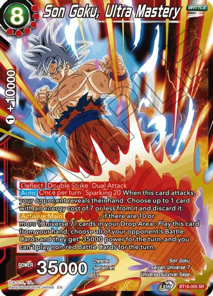 Son Goku, Ultra Mastery (BT16-005) [Realm of the Gods] | Shuffle n Cut Hobbies & Games
