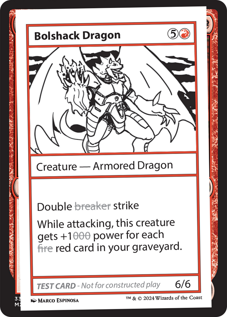 Bolshack Dragon [Mystery Booster 2 Playtest Cards] | Shuffle n Cut Hobbies & Games