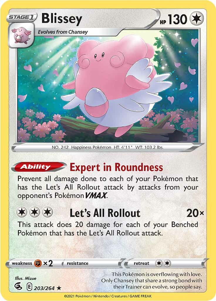 Blissey (203/264) [Sword & Shield: Fusion Strike] | Shuffle n Cut Hobbies & Games