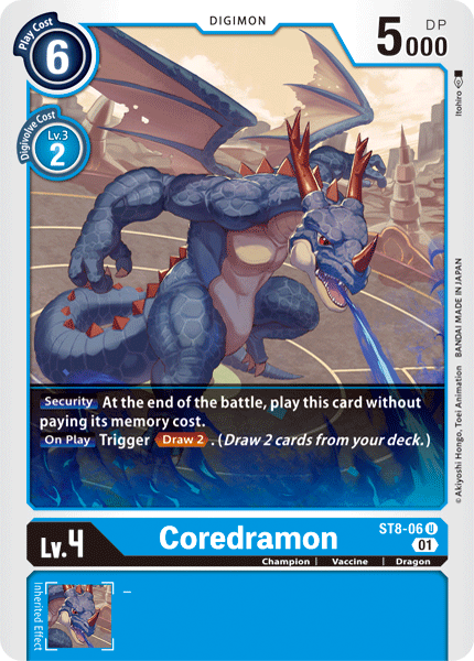 Coredramon [ST8-06] [Starter Deck: Ulforce Veedramon] | Shuffle n Cut Hobbies & Games